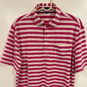 Stitch golf shirt. pink